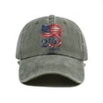 thumbnail image 1 of Visors Cap Washed Soft Top Baseball Hat With Letter Print For Everyday Wear And Summer Outdoor Sun Curved Brim, 1 of 2