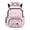 Light Pink Cat Paw Print, variant on Bulopur Pink Cat Paw Kids Backpack for Girls, Cute Cartoon Print School Bag Lightweight/Breathable/Durable/Waterproof Multi-Pocket Book Bag for Kids 6-12 Back to School