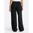 thumbnail image 3 of No Boundaries Wide-Leg Fleece Pants, 30” Inseam, Women’s and Women’s Plus, 3 of 5