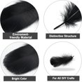 thumbnail image 6 of 400Pcs Black Assorted Feathers, 4 Styles Goose Feathers for DIY Crafts Dream Catchers Handmade Earring Wedding Holiday Home Activities Decorations, 6 of 6