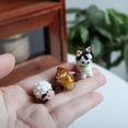 thumbnail image 3 of 2cm Zodiac Figurine Mini Cute Desktop Decor Glass Craft Cartoon Chinese Zodiac Animal Model Ornament Living Room Decoration, 3 of 6
