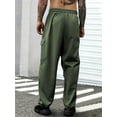thumbnail image 2 of Men's Cargo Pants with Drawstring Elastic Waistband & Large Pockets, Casual Pants for Hiking Jogging, 2 of 6