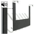 thumbnail image 2 of Dseap 6-Dual Hook Coat Rack with Sturdy Towel Hanger, White, 2 of 11