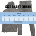 thumbnail image 3 of Men's Spring Fall Outdoor Softshell Jacket Set, Warm Special Forces Camouflage Plush Thickened Coat, For Hiking and Mountaineering,Gray,2XL, 3 of 3