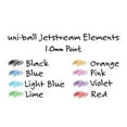 thumbnail image 4 of Uni-ball JETSTREAM ELEMENTS - Ballpoint pen - black, red, blue - 0.7 mm - medium - retractable (pack of 6), 4 of 8