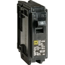 Square D by Schneider Electric HOM115CP Homeline 15 Amp Single-Pole Circuit Breaker