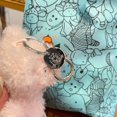 thumbnail image 3 of Llavero con colgante de cerdo rizado Jellycat Original, muñeco de peluche, bolso, llavero colgante para coche hecho a mano, 3 of 5