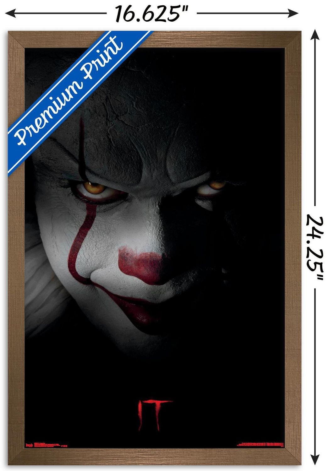 IT - Pennywise Wall Poster, 22.375" x 34"
