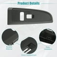 thumbnail image 4 of Reemplazo del bisel del interruptor de la ventana del automóvil Unique Bargains para GMC Sierra 1500 2004-2006 Negro, 4 of 8