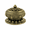 Bronze, variant on Lotus Incense Burner with Lid, Red Bronze Tone Tabletop Incense Holder Censer, Decorative Lotus Base Incense Bowl for Home Office Living Room Bedroom Meditation Room Decor, Medium