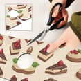 thumbnail image 6 of Yayeee Faucet Mat for Kitchen Sink 14.7" Diatomite Long Splash Guard Pad, Strawberry Cake, 6 of 7