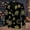 Gold, variant on Men Christmas Snowflake Santa Printed Pocket Lapel Button Suit Jacket