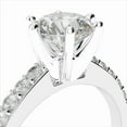 thumbnail image 4 of 1.50 Ct Solitaire Round Diamond Wedding Rings For Women Solid 14K White Gold, 4 of 5
