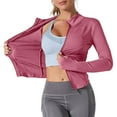 thumbnail image 3 of Plebaso Women's UPF 50+ Full Zip Sun Shirts Long Sleeve Lightweight Sun Protection Jacket for Workout, 3 of 5