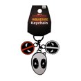 thumbnail image 2 of Marvel Deadpool & Wolverine Deadpool Logo 3 Charm Keychain, 2 of 2