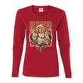 thumbnail image 2 of Wild Bobby, San Francisco Fan | SF Fantasy Football ,Sports, Women Graphic Long Sleeve Tee, Red, Large, 2 of 4