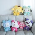 thumbnail image 2 of TAKARA TOMY-peluche de Anime de estilo japonés, muñeco de peluche Kuromi, My Melody Pochacco Hug, regalos de Navidad, 20/30cm, 2 of 5