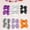 12pcs, variant on Halloween Hair Bow Pumpkin bat Spider Ghost hairpin Halloween Party Hair Accessories