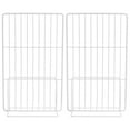 thumbnail image 2 of FRCOLOR 2Pcs White Iron Mesh Freezer Divider Shelf Organizer Strong and Easy to Install, 2 of 6