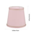 thumbnail image 2 of RUNROTOO 1Pcs Fabric Lamp Cover Pink Dustproof Accessory for Office Lamp, 2 of 8