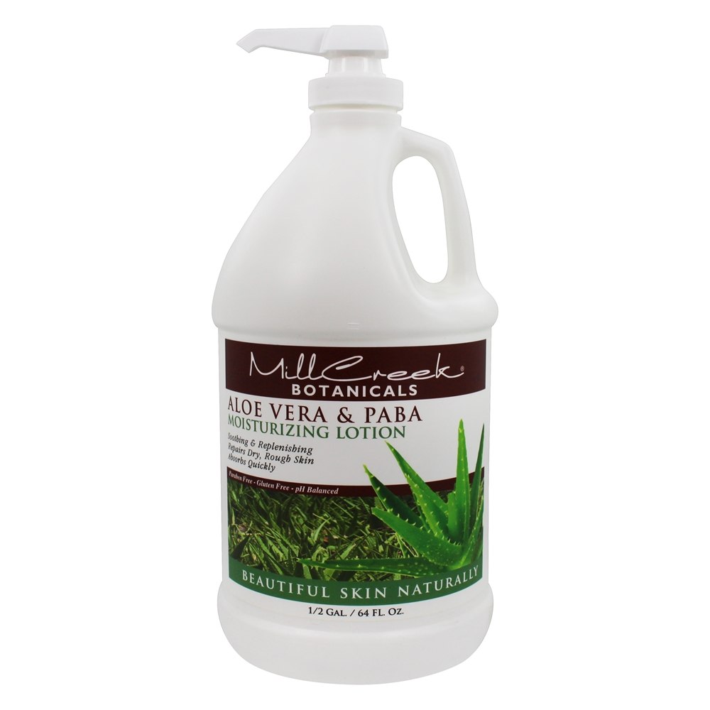Mill Creek Botanicals Aloe Vera & PABA Moisturizing Lotion 64 fl