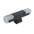 thumbnail image 3 of Lámpara de pared LED moderna de 110-240 V, lámpara de aplique impermeable para dormitorio, pasillo, blanco cálido, 3Wx2, 3 of 8