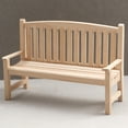 thumbnail image 3 of IFANLANDOR 4Set Mini Garden Decorative Bench Khaki Wood for Landscape Decoration, 3 of 8