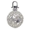 thumbnail image 3 of Charms Cage à Perles Pendentif Médaillon Réglages Diffuseur Médaillon Pendentif Mémoire pour Collier DIY Vintage, 3 of 9