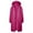 Rose Red, variant on Bxsruta Womens Long Jacket Fall Winter Long Sleeve Thickening and Fleece Casual Zip up Jacket with Pocket Hooded Long Sweater Coat Rose Red 5XL