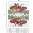 thumbnail image 6 of Red Truck Cardinals Mailbox Cover Magnetic Standard Size 21" x 18" Winter Mailbox Wraps Xmas Snowman Magnetic Mail Wraps Cover Post Letter Box Garden Home Decorations, 6 of 6