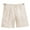 Beige, variant on Men's Classic Summer Casual Dress Shorts Pleated Front Lightweight Chino Work Beach Outfits with Button Waist Pants for Men 2025 Summer Casual Loose Fit