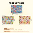 thumbnail image 2 of Bolsas cosméticas Chenyoumaoyi, 3 unidades, 25 x 18 cm, acuarela con flores, 2 of 7