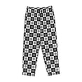 thumbnail image 4 of Daiia Checkerboard With Snowflake 1 Women's Sleep Pant with Pockets and Drawstring,Pajama Pants-X-Large, 4 of 9