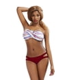 thumbnail image 3 of Traje De Baño De Dos Piezas Mujeres Niñas Bikini A Rayas Sexy Traje De Baño Traje-128488.02 Tmvgtek Mujer, 3 of 7