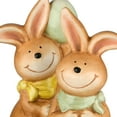 thumbnail image 4 of 7 in. Easter Bunny Pair Holding Eggs, 4 of 5