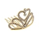 thumbnail image 3 of corona de princesa niña Tiara peineta accesorios de joyería Colcomx Mini tiara de princesa de cristal, 3 of 8