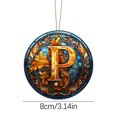 thumbnail image 3 of Custom Christmas Ornaments, Personalized Initial Pendant, Name Decor, Reusable Holiday Keepsake, for Family, Friends, Teachers, Home, Tree, Gift Tag, Xmas Gift, 3 of 4