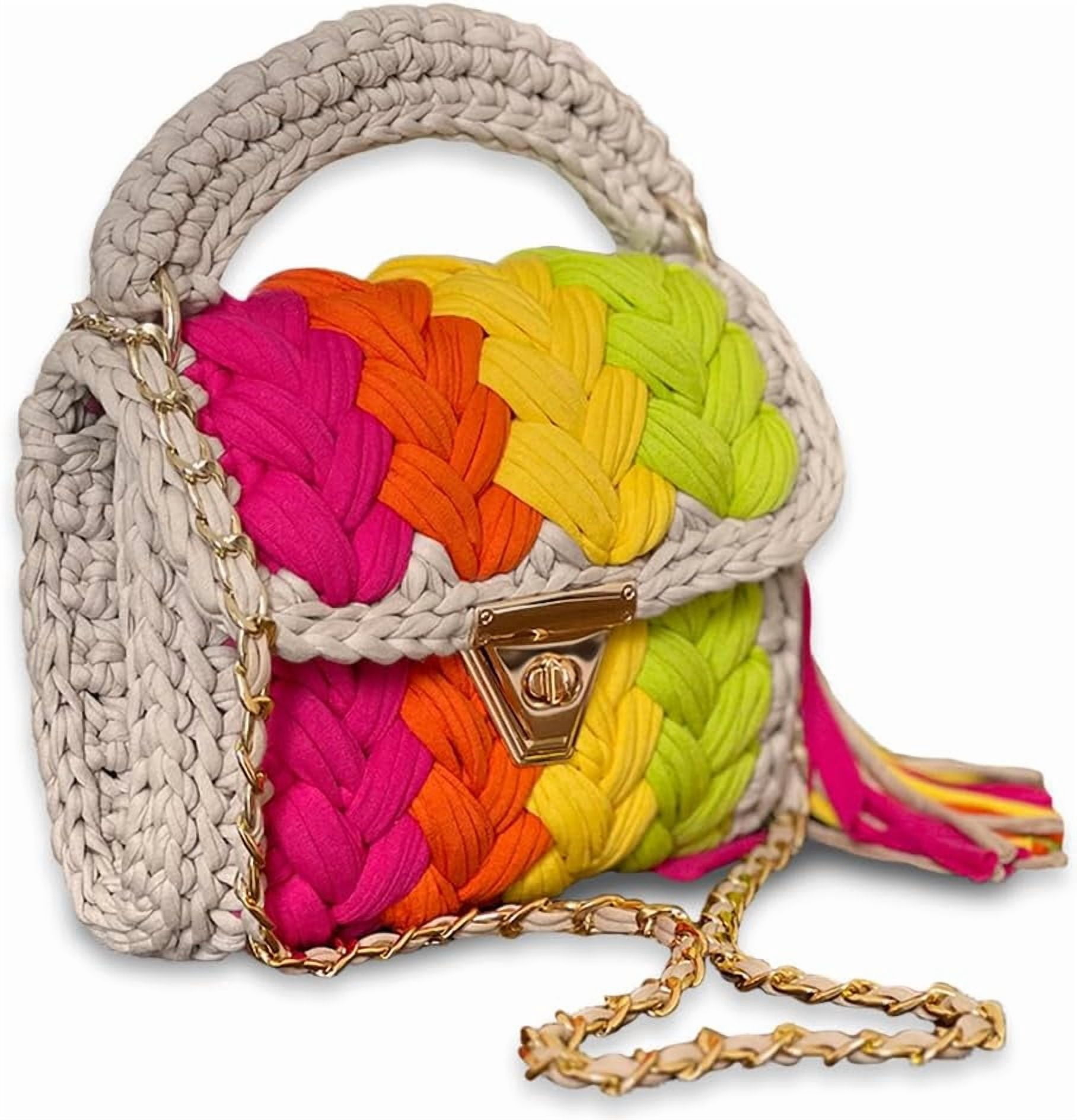 Evening Clutch Bag for Women, Handmade Crochet Wedding Party Purse, Small Flap Formal Crossbody Handbag Evening Clutch
