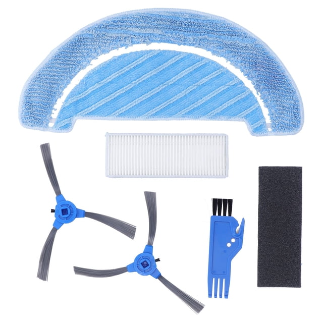 Paño de mopa con filtro de Cepillo Lateral apto para piezas de Robot aspirador Conga 1090, accesorios