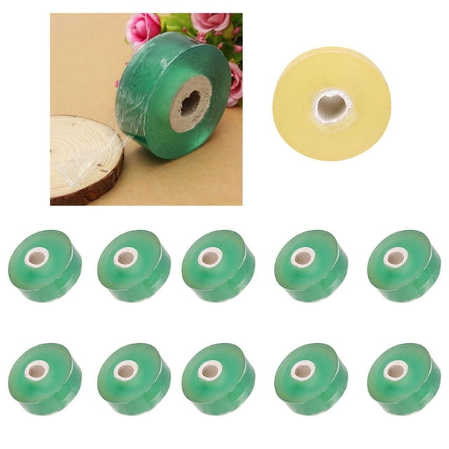 10x Cinta de barrera de humedad de cinta adhesiva estirable de 100 cm x 2 cm para planta de injerto Macarena Cinta de injerto estirable