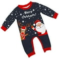 thumbnail image 2 of Onlypjs Matching Family Christmas Pajamas Set – Festive Holiday Sleepwear for Women, Men & Couples – Cozy Santa & Reindeer Print, 2 of 6
