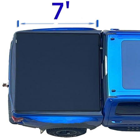 Mamoru Soft Roll Up 7' Truck Bed Cover Compatible for 1982-2012 Ford Ranger | 1994-2010 MAZDA B2300 B2500 B3000 B4000 Vinyl Tonneau Cover | Fleetside