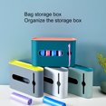 thumbnail image 4 of Homeer Rubbish Bag Box Rubbish Bag Case Rubbish Bag Container Garbage Box Set 1 Set with Lid Strong Load-bearing Punch-free Visual Window Wall-mounted Rubbish Organizer, 4 of 7