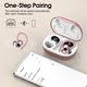 thumbnail image 5 of Auriculares inalámbricos Poounur H9 Bluetooth 5.3 Sport 50H Rose Gold, 5 of 7