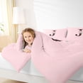thumbnail image 3 of Erosebridal Teens Spring Garden Rose Full Size Comforter Sets 3 Pieces,Girls Flower J Letter Monogrammed Bedding Sets,Pink Reversible, 3 of 6