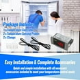 thumbnail image 3 of Controlador de Temperatura Universal XR02CX-4N1F1 Repuesto para Refrigerador Comercial 120 V, 50-60 Hz, con Sonda Sensor., 3 of 6