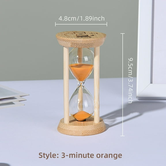 1PCS 3/5/10/15/30 Minutes Wooden Hourglass Timer Home Living Room Desktop Decoration Children Birthday Gift Portable Sand Clock