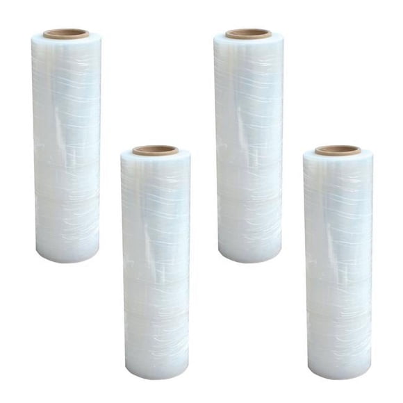 Pro-Series HNDWRAP4 18 in. x 1500 ft. Stretch Plastic Wrap Roll, 4 Piece