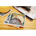 thumbnail image 3 of Santa Cruz, California, Big Dipper Coaster and Moon (Absorbent Ceramic Coasters Set of 4 Matching Images, Cork Back, Kitchen Table Decor), 3 of 3