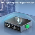 thumbnail image 4 of 10G Industrial Poem Injectator 90w Din Rail Ieee 802.3 Af/At/Bt Plugandplay 48-55V for Poe Camera,Wireless Ap, 4 of 5
